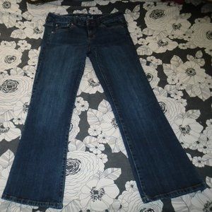AMERICAN EAGLE - FAVORITE BOYFRIEND DARK BLUE JEANS - 8 SHORT